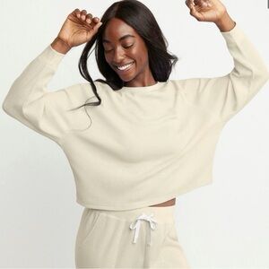 ❤️ Nike | Cream Waffle Knit Sweatshirt